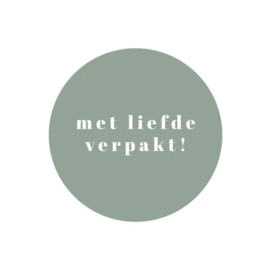 Met liefde verpakt | Groen - 10 stuks