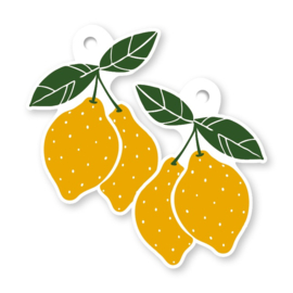 Cadeaulabels | Citroen - 5 stuks