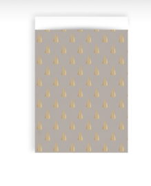 Cadeauzakjes | Christmas tree | Goud - 5 stuks