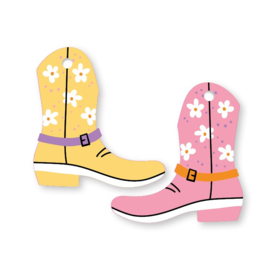 Cadeaulabel | Happy cowboy - 5 stuks