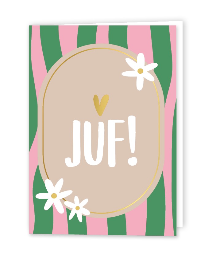 Kaart met envelop | Juf!