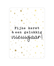 Kaart | Fijne kerst & een gelukkig nieuwjaar!
