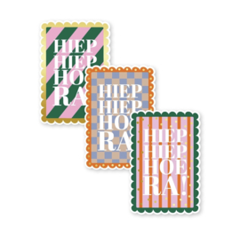 Hiep hiep hoera! - 10 stuks
