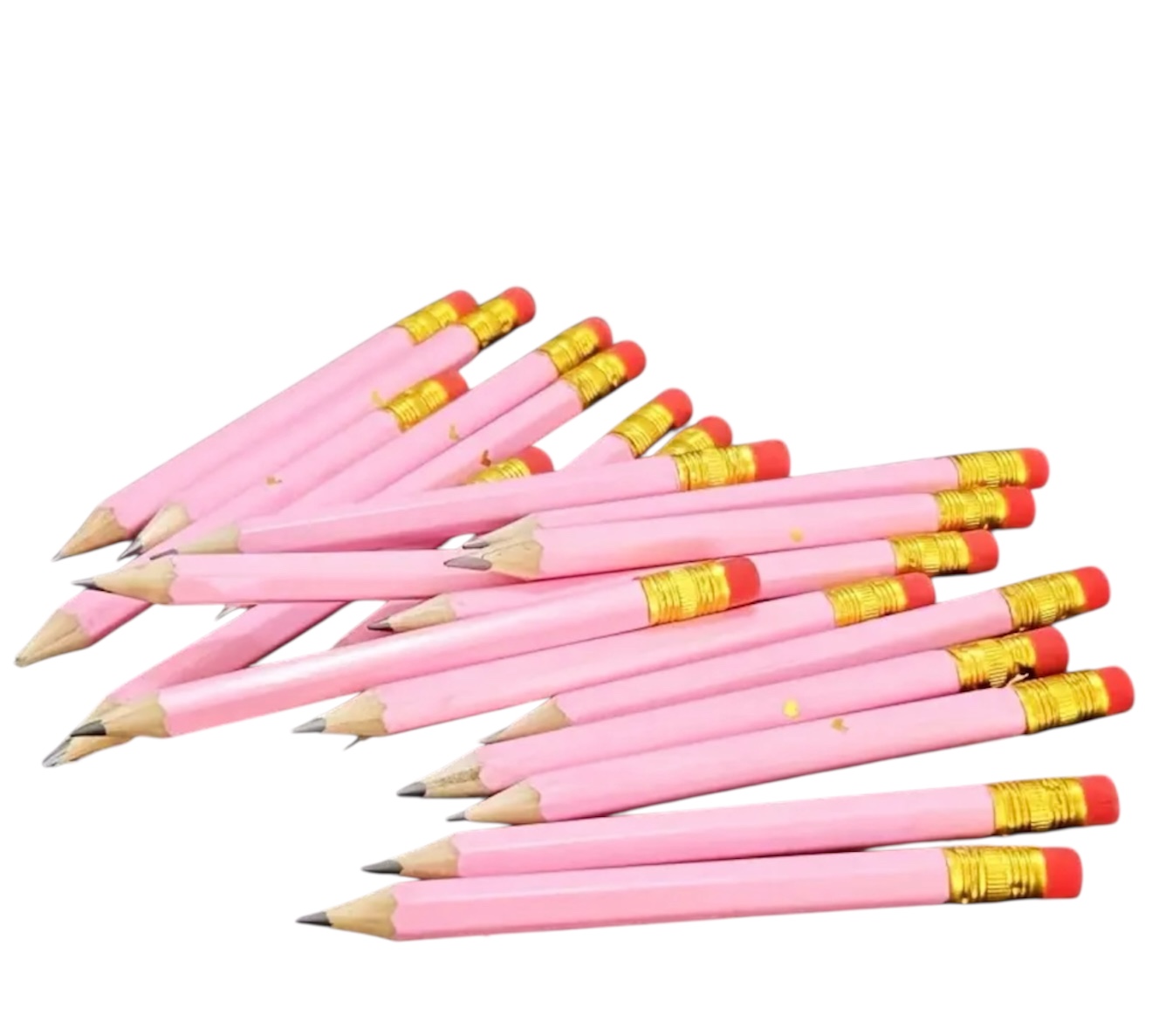 Potloodjes | Hartje | Roze - 5 stuks
