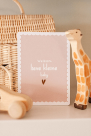 Kaart | Welkom lieve kleine baby