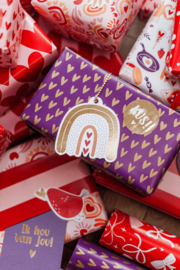 Cadeaulabels | Regenboog - 5 stuks