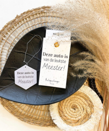Auto geurhanger | Meester