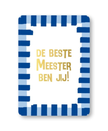 Kaart | De beste meester ben jij!