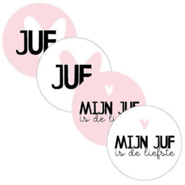 Stickers | Juf mix - 10 stuks