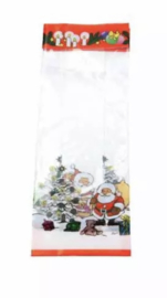 Blokbodem zakjes | Cellofaan | Kerst - 5 stuks