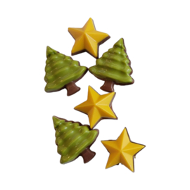 Fijne feestdagen chocolade