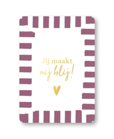 Kaart | Jij maakt mij blij!