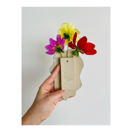 wall vase - whimsical