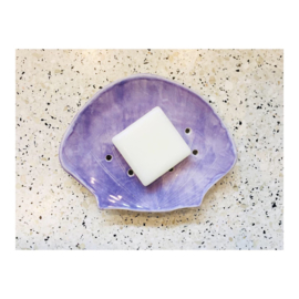 soap dish - light purple, shell