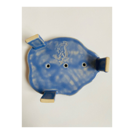 soap dish - whimsical, corn flower