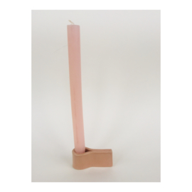 long candle holder - pink