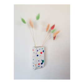 wall vase - speckled