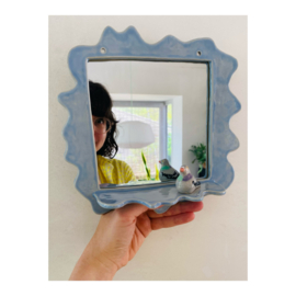 mirror with shelf