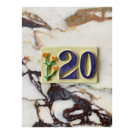 huisnummer (1 of 2 cijfers) op maat