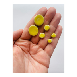 ear studs - yellow