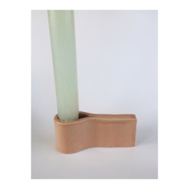 long candle holder - pink