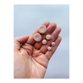 ear studs - light pink
