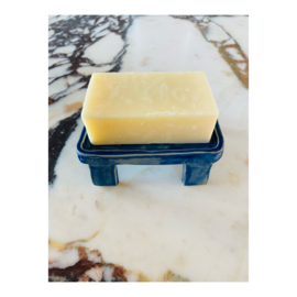 soap dish - rectangle, dark blue