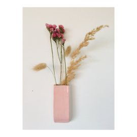 wall vase - light pink