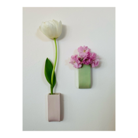 wall vase - green