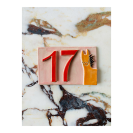 huisnummer (1 of 2 cijfers) op maat