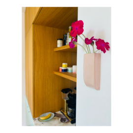 wall vase - pink
