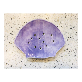 soap dish - light purple, shell