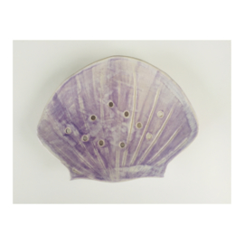 soap dish - light purple, shell