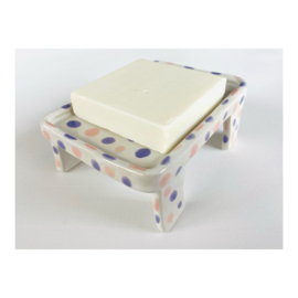 soap dish - rectangle, speckled