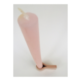 long candle holder - pink