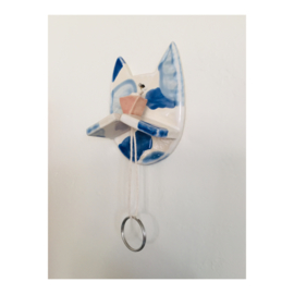 key holder - spotted cat