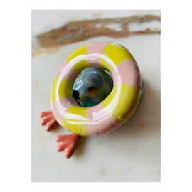 kleiduifje met zwemband