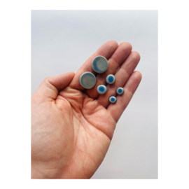 ear studs - blue