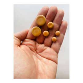 ear studs - orange