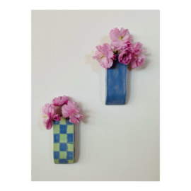 wall vase - cornflower