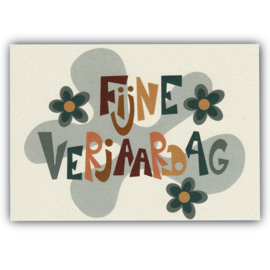 Ansichtkaart Fijne verjaardag