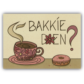 Ansichtkaart Bakkie doen?