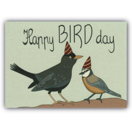 Ansichtkaart Happy Bird Day