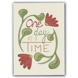 Ansichtkaart One Day At A Time