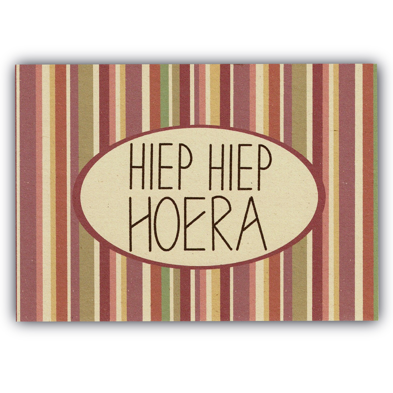 Setje met 5 kaarten (roze beige)