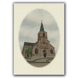 Ansichtkaart Oude Kerk, Bennekom