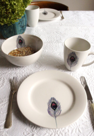 Ontbijt/Lunch bord Pauwenveer - Catchii