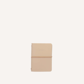 Notebook vegan leather sand- Monk & Anna