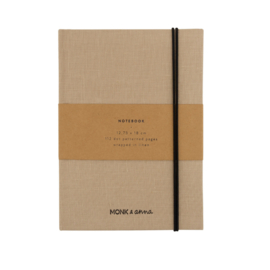 Notebook linen seashell - Monk & Anna