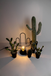 Cactuslamp zwart metaal-Housevitamin